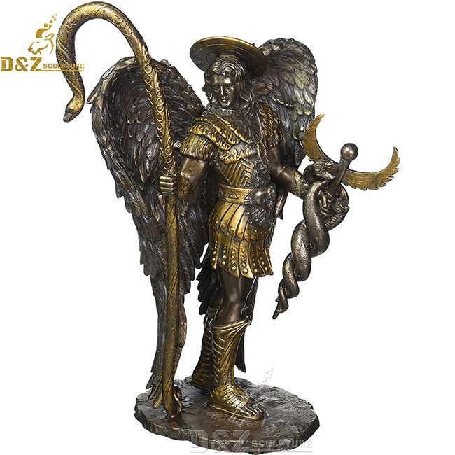 Archangel St Raphael bronze statue sale