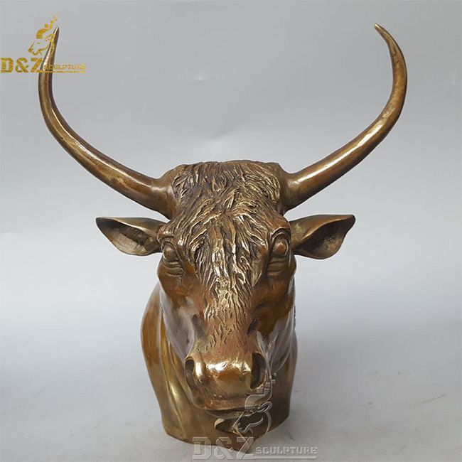 wall mounted bull head decor for sale