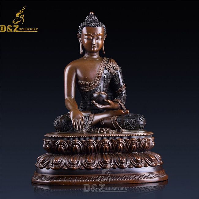 Tibetan shakyamuni earth touching buddha statue for sale