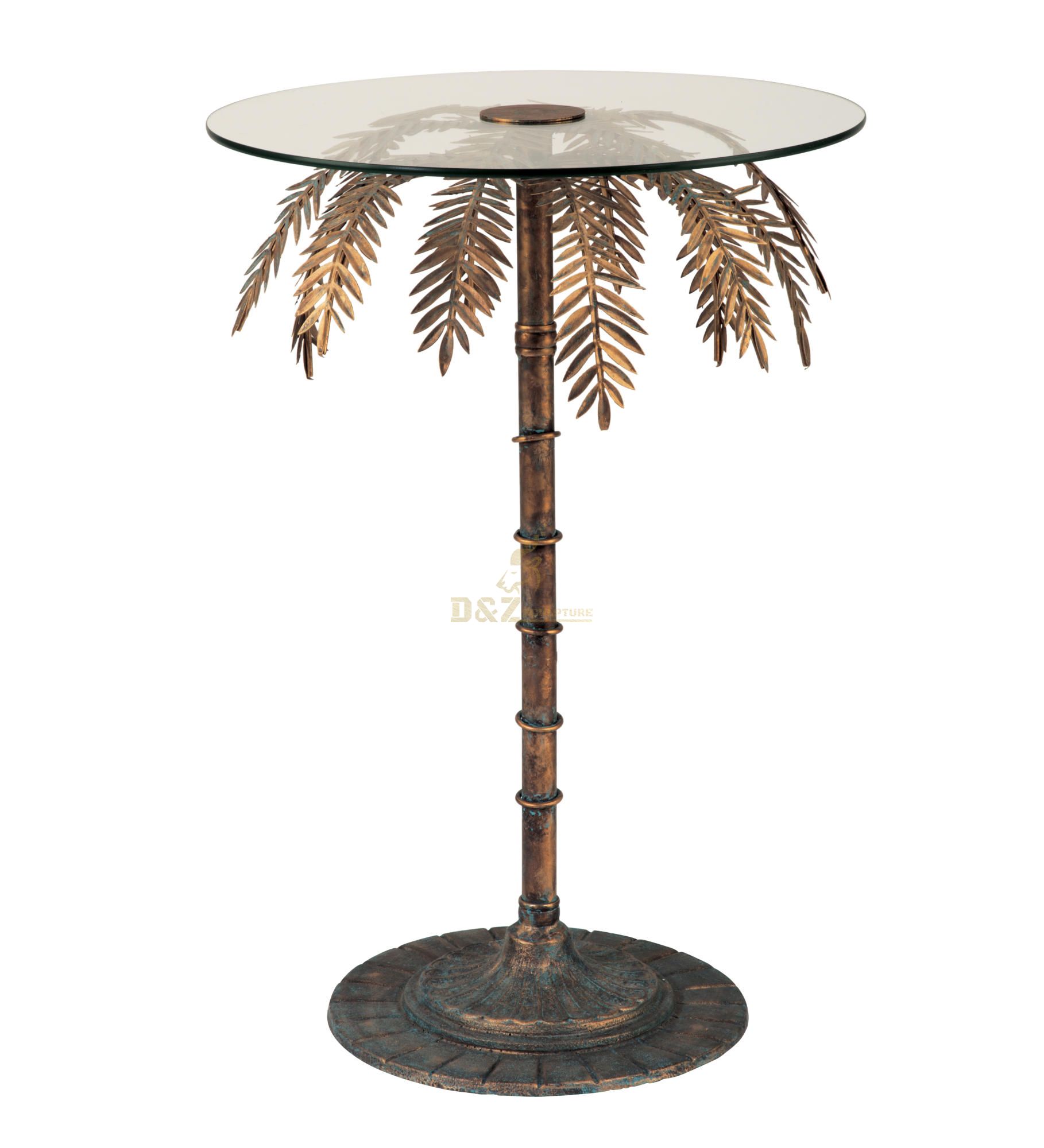 palm tree side table