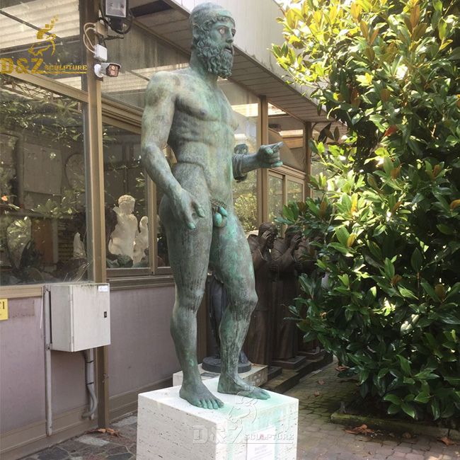 large greek humanism poseidon outdoor statue for sale