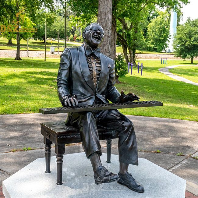 bronze Ray Charles statue