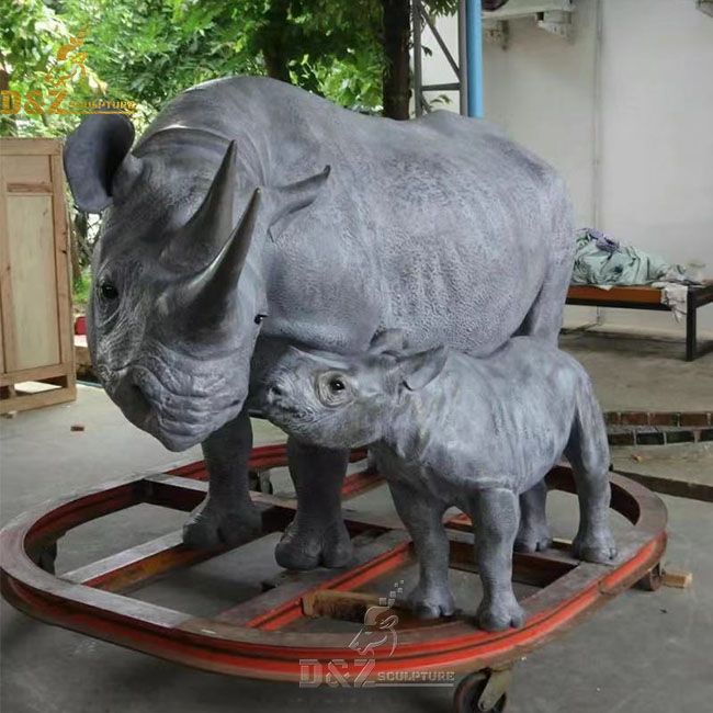rhinoceros garden statue for sale