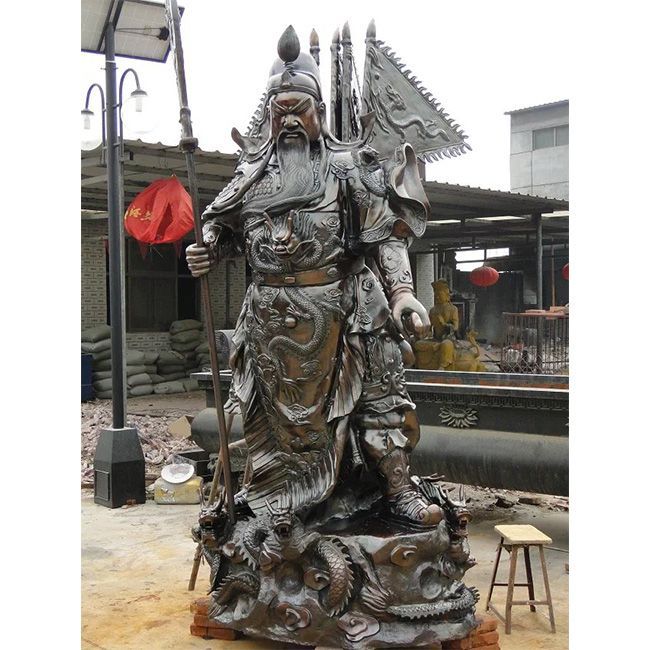 Chinese god of war general guan yu statue for sale