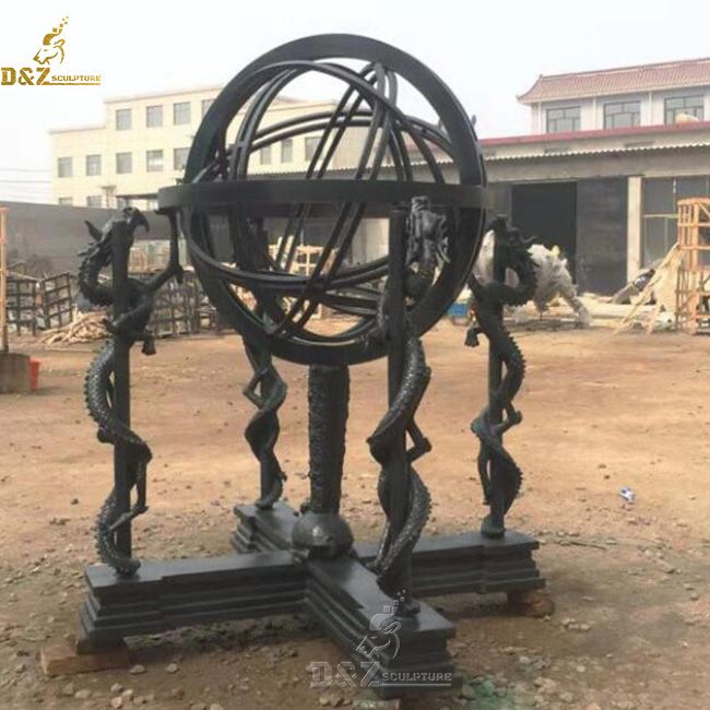 large garden armillary sphere garden statue for sale