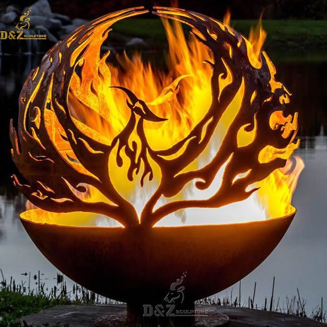 outdoor phoenix rising fire pit ball for sale