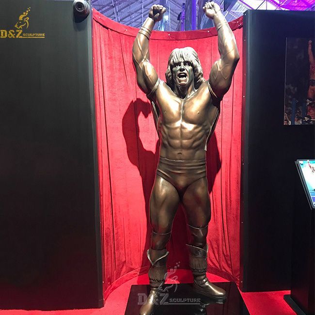 WWE bronze ultimate warrior statue