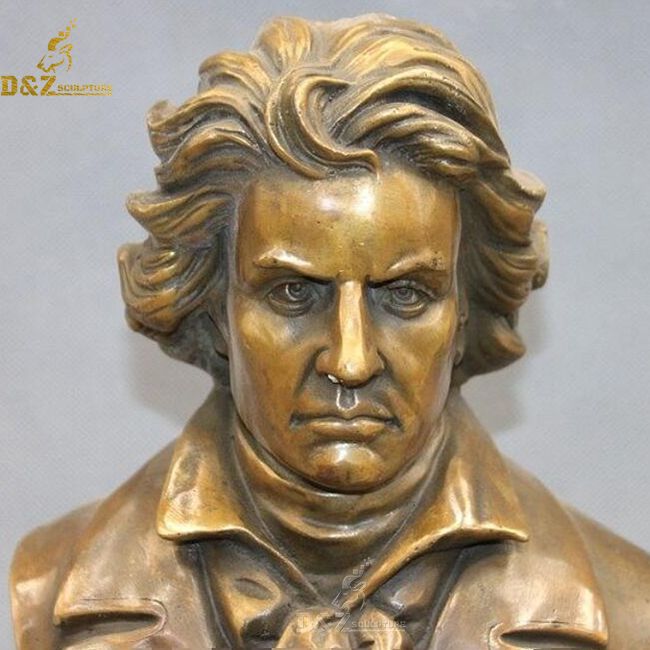 Bronze beethoven head statue for sale