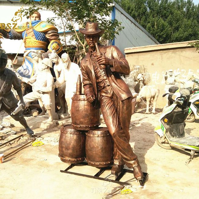 western bronze cowboy sculpture for sale