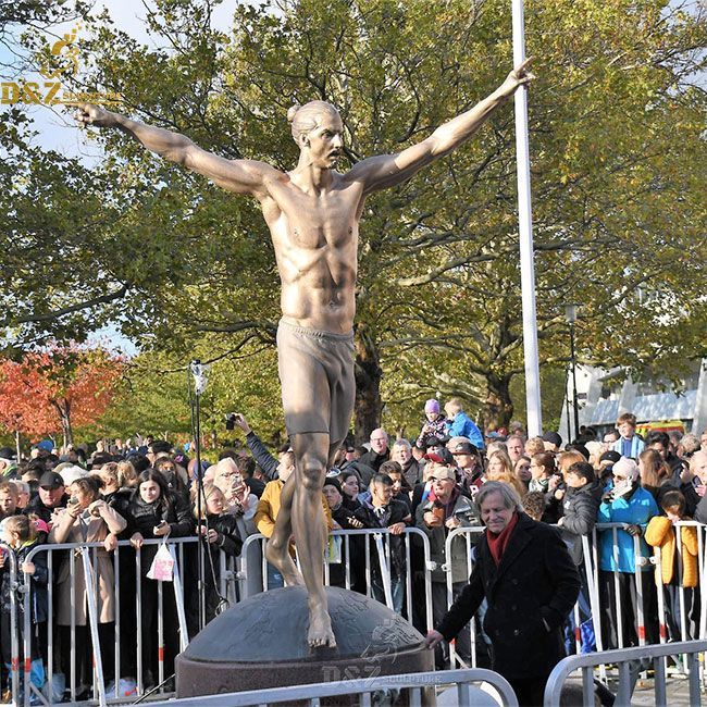 Malmo Zlatan Ibrahimovic statue