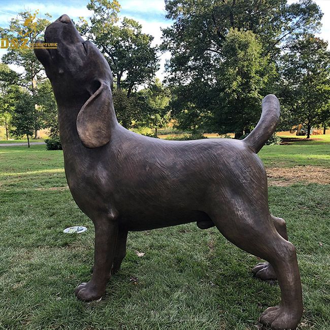 Outdoor beagle garden statue for sale