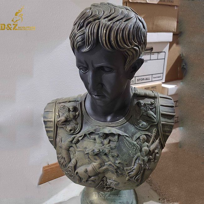 Roman emperor bust statue for sale