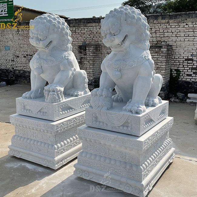 Chinese guardian dogs lion statue for sale