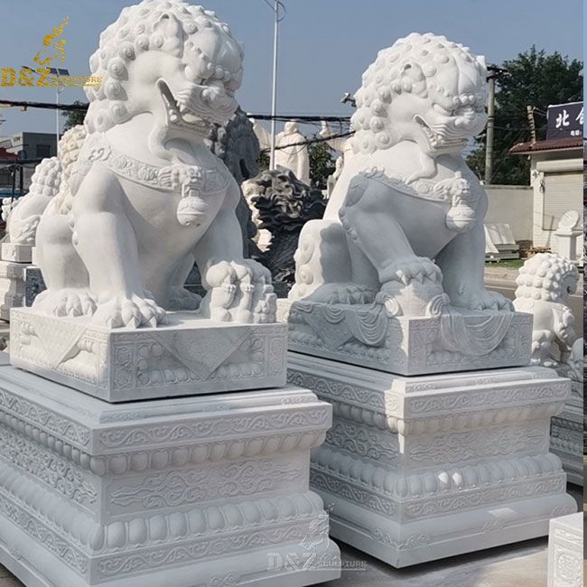 large outdoor foo dog statues for sale