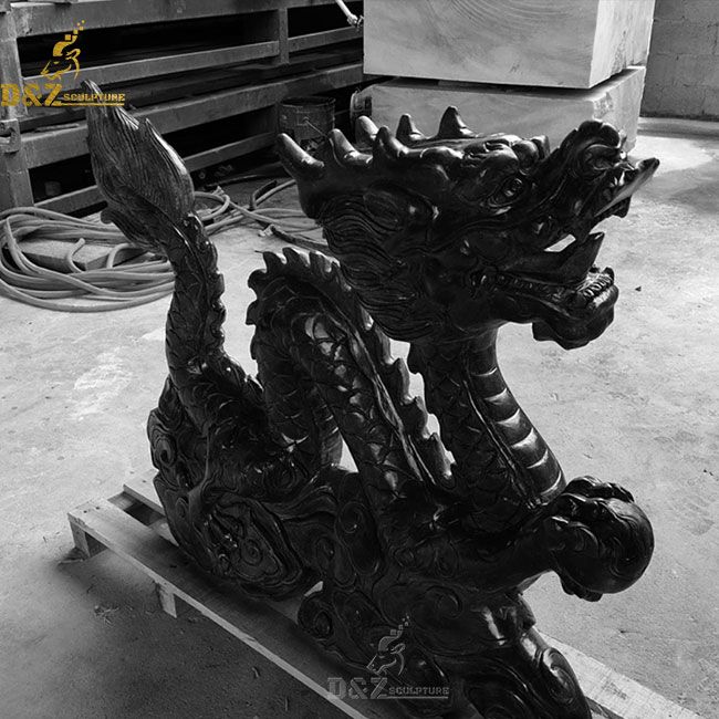 black dragon statue