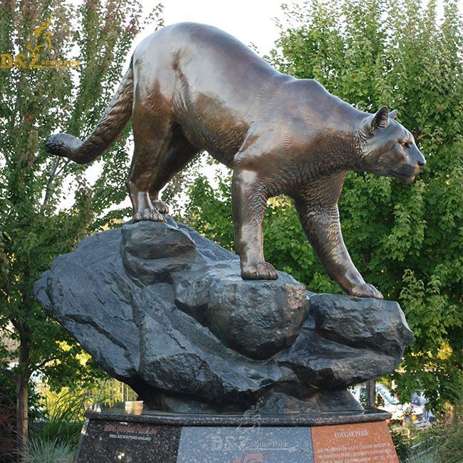 Bronze Cougar Pride Statue WSU