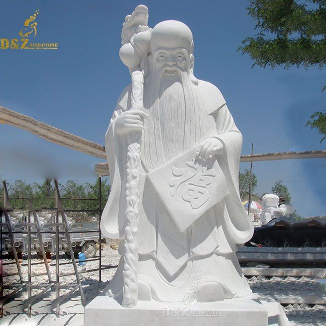 Chinese old man god of longevity statue