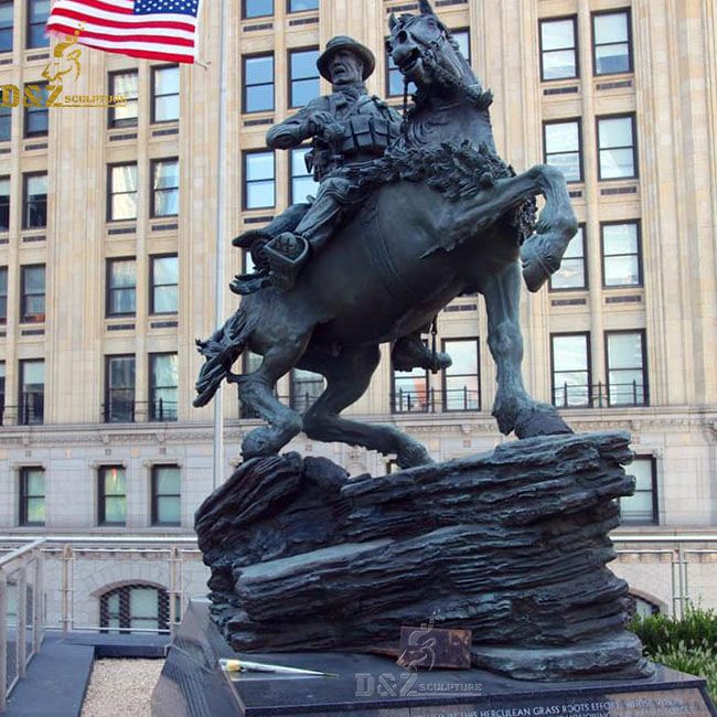 world trade center horse soldier statue