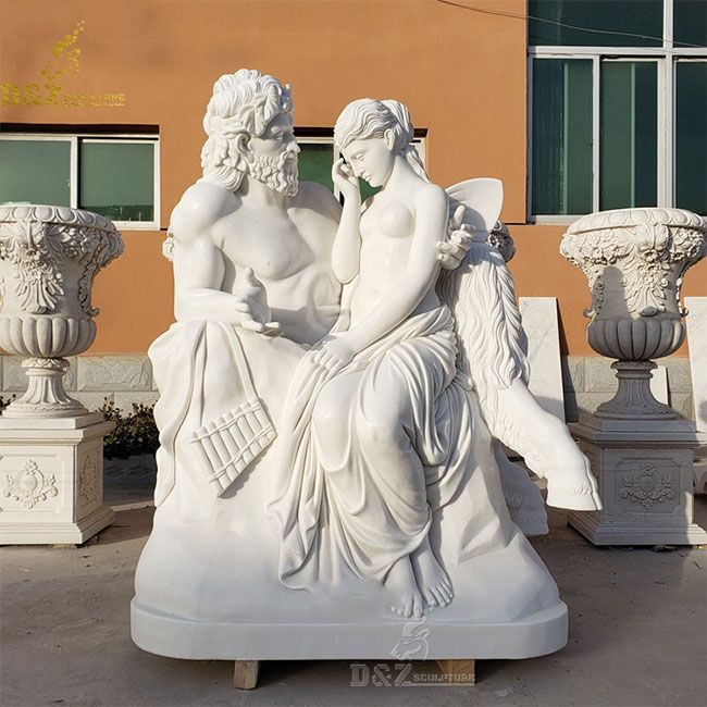 Greeek pan comforting psyche statue replica