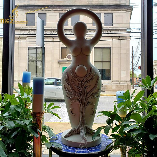 Large spiral goddess divine feminine statue