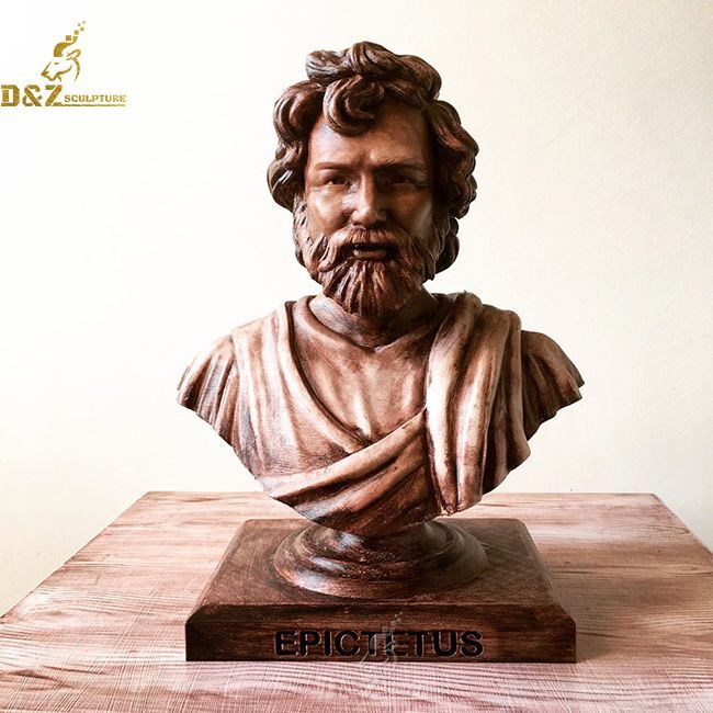 Epictetus greek bust statue