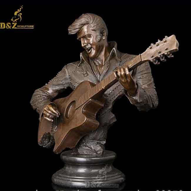Elvis Presley metal sculpture guitar player
