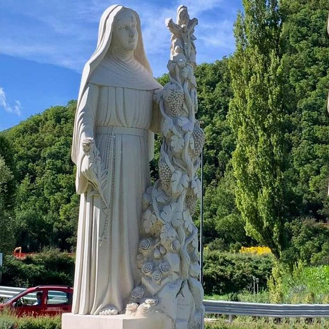 st Rita garden statue