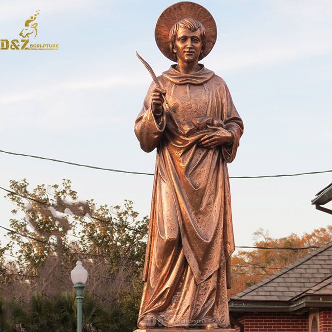 Outdoor life size st Stephen statue