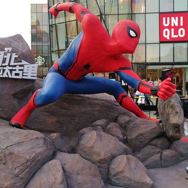 Spider man statue life size for sale