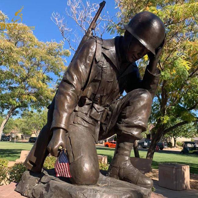 Outdoor yard patriotic garden lawn statues