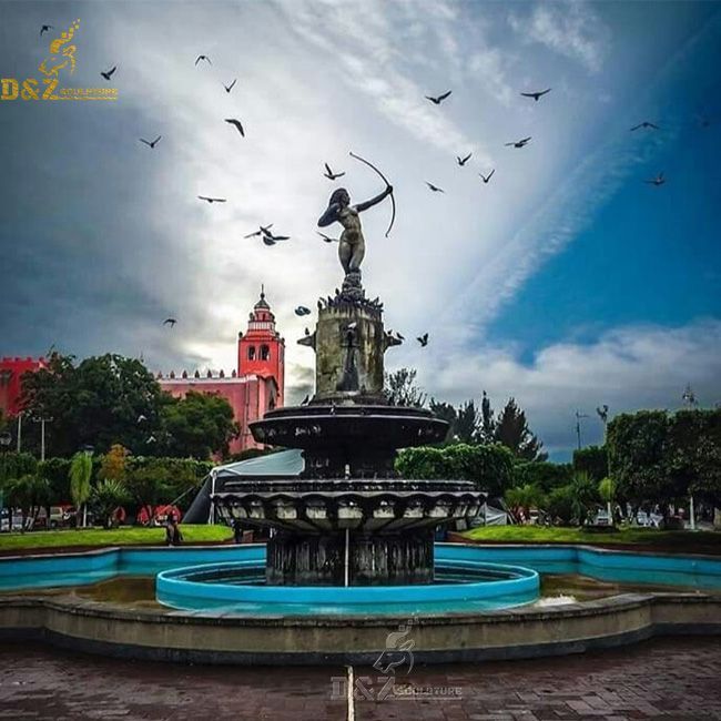 Diana the huntress fountain Mexico Cazadora