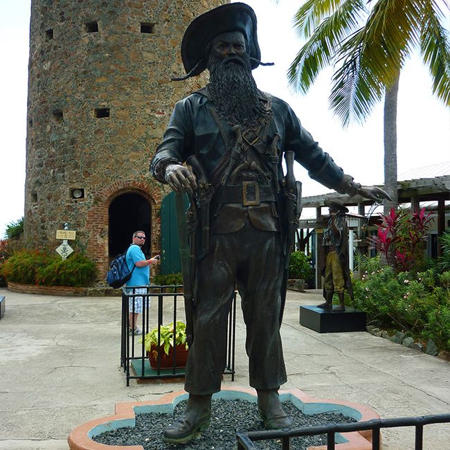 life size pirate statue