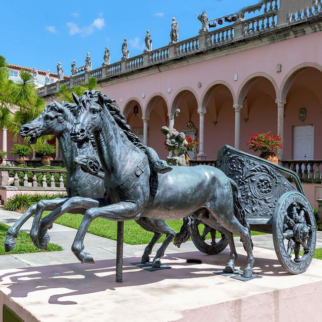 Roman chariot statue for sale