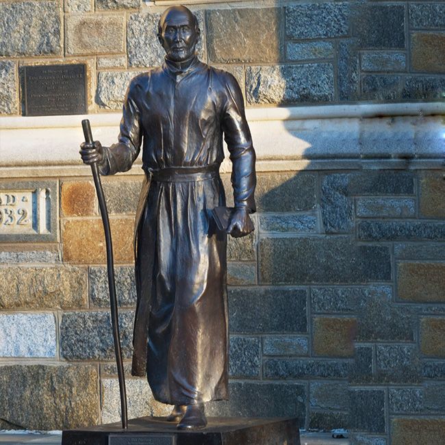 Bronze St Ignatius of Loyola statue