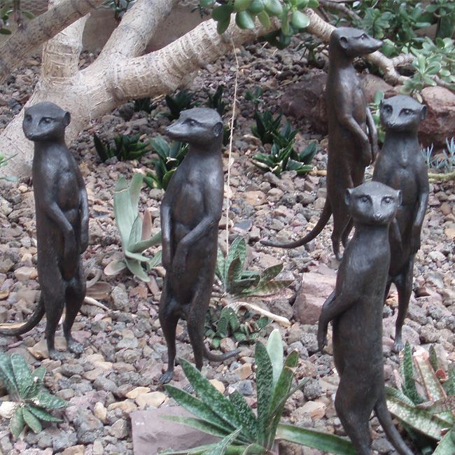 Outdoor Meerkat garden statues for sale