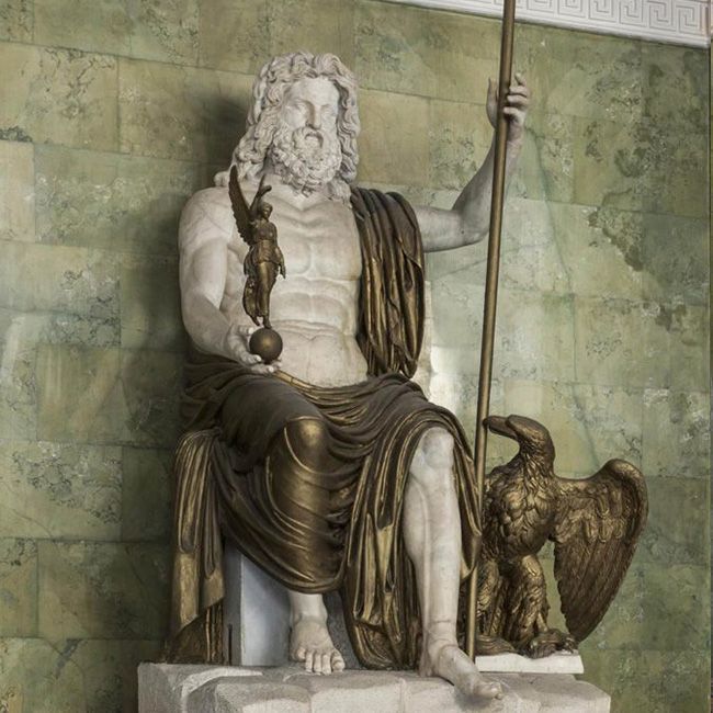 Statue of Roman god Jupiter
