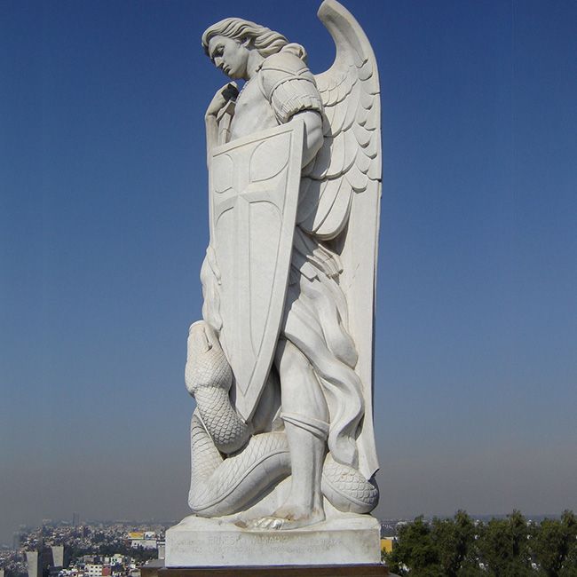 st michael the archangel outdoor statue