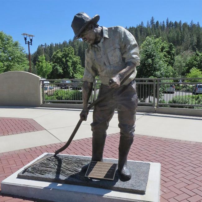 Public Art Farmer Statue The Idaho Farmer