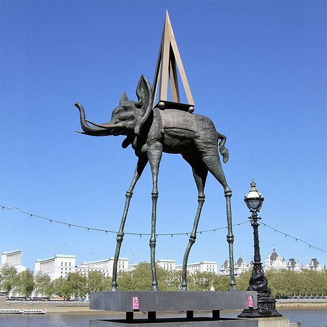 Salvador Dali space elephant sculpture for sale