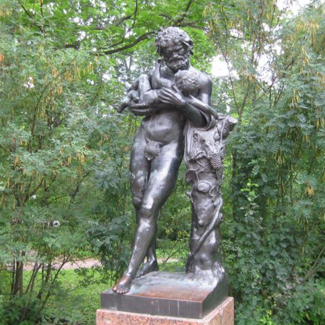 Baby Bacchus and Silenus statue Baby Bacchus and Silenus statue