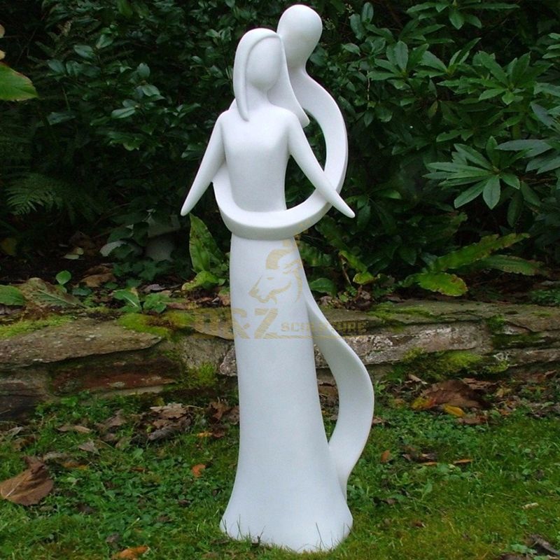 Marble enigma infinite love garden statue 132cm