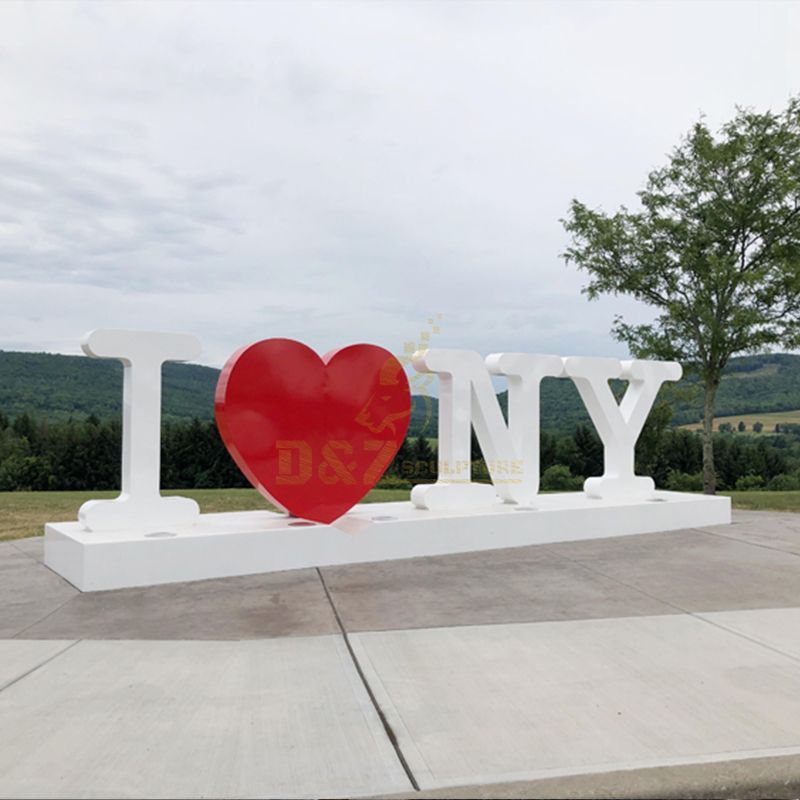 I LOVE NY word sculptures