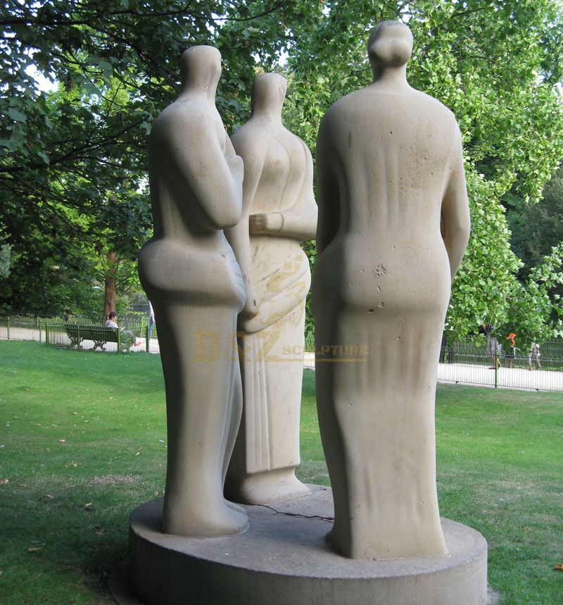 Buy garden abstract henry moore family group sculpture for sale