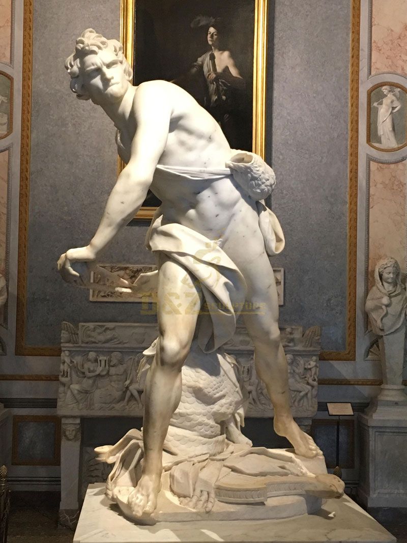 Custom made bronze bernini david statue for sale