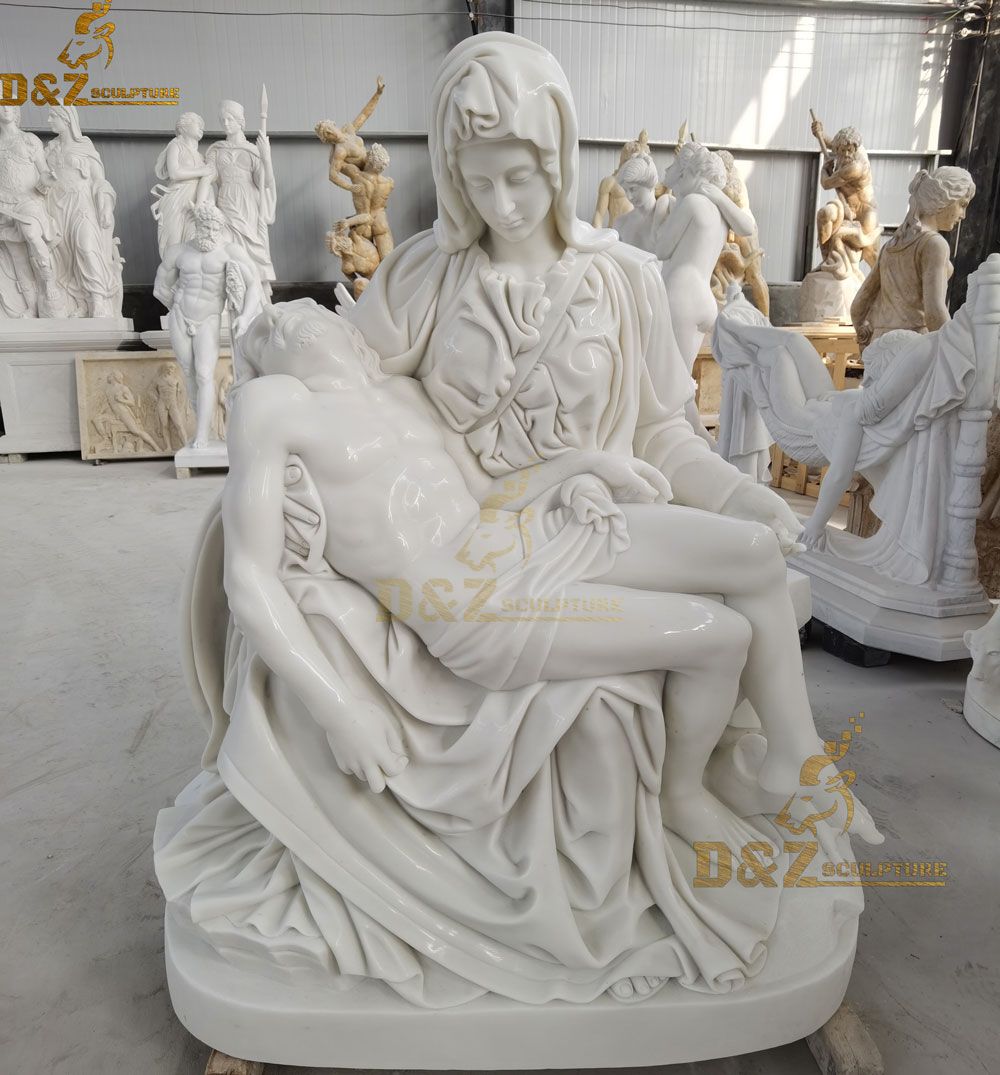 marble outdoor large pieta statue for sale DZ-53