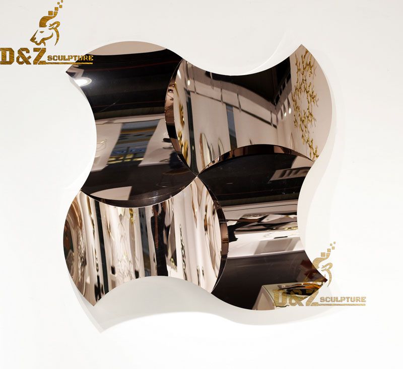 stainless steel mirror modern metal wall art decor DZ-76