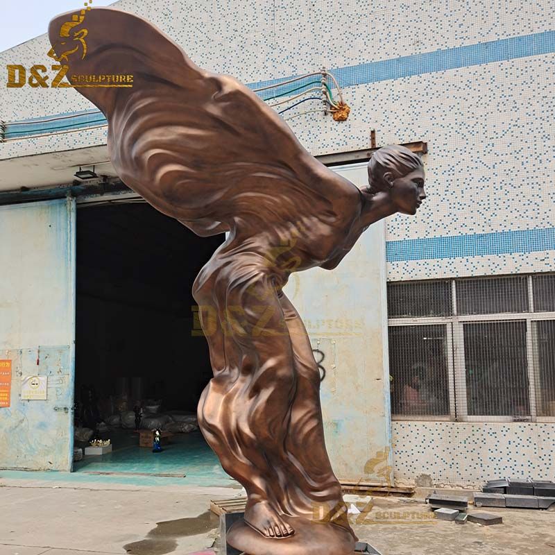 Custom made large spirit of ecstasy bronze statue DZ-89