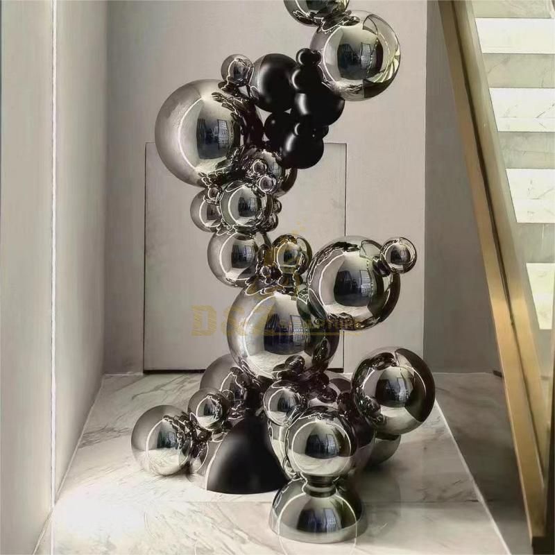 Custom large metal garden sphere sculpture DZ-110