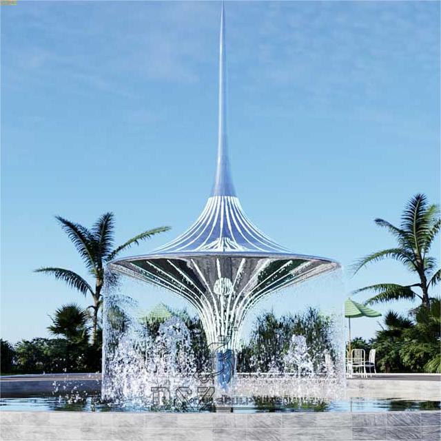 Large outdoor water fountain sculpture garden art decoration