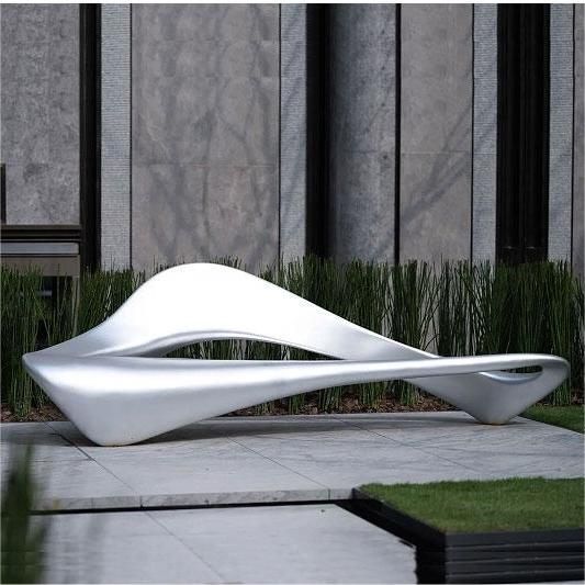Modern bench sculpture metal furniture bench for sale DZ-168